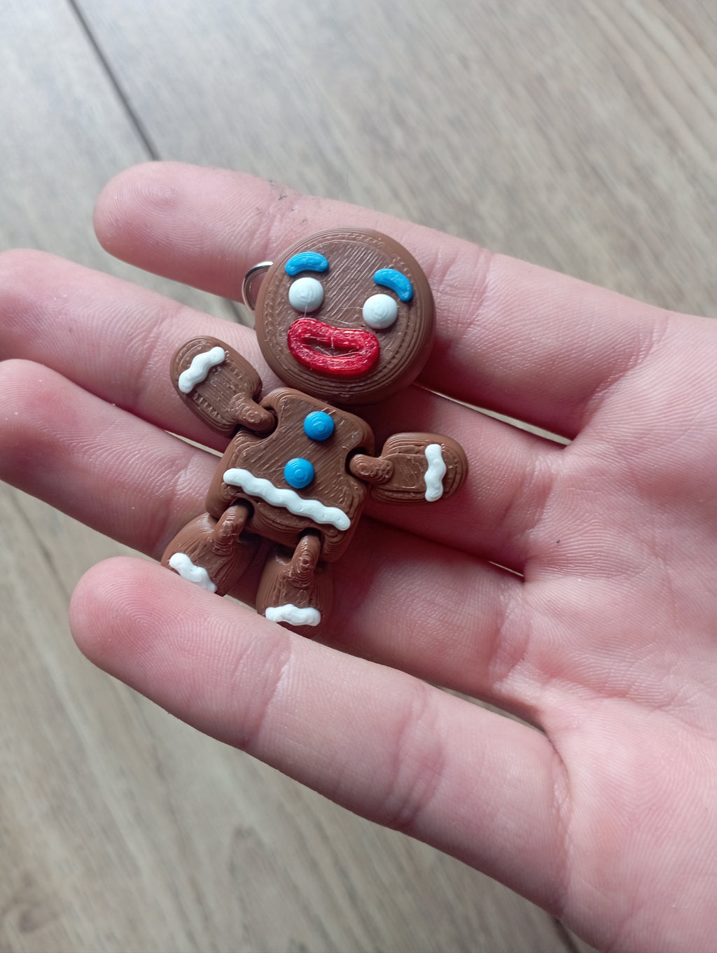 Świąteczny brelok piernik w czterech kolorach