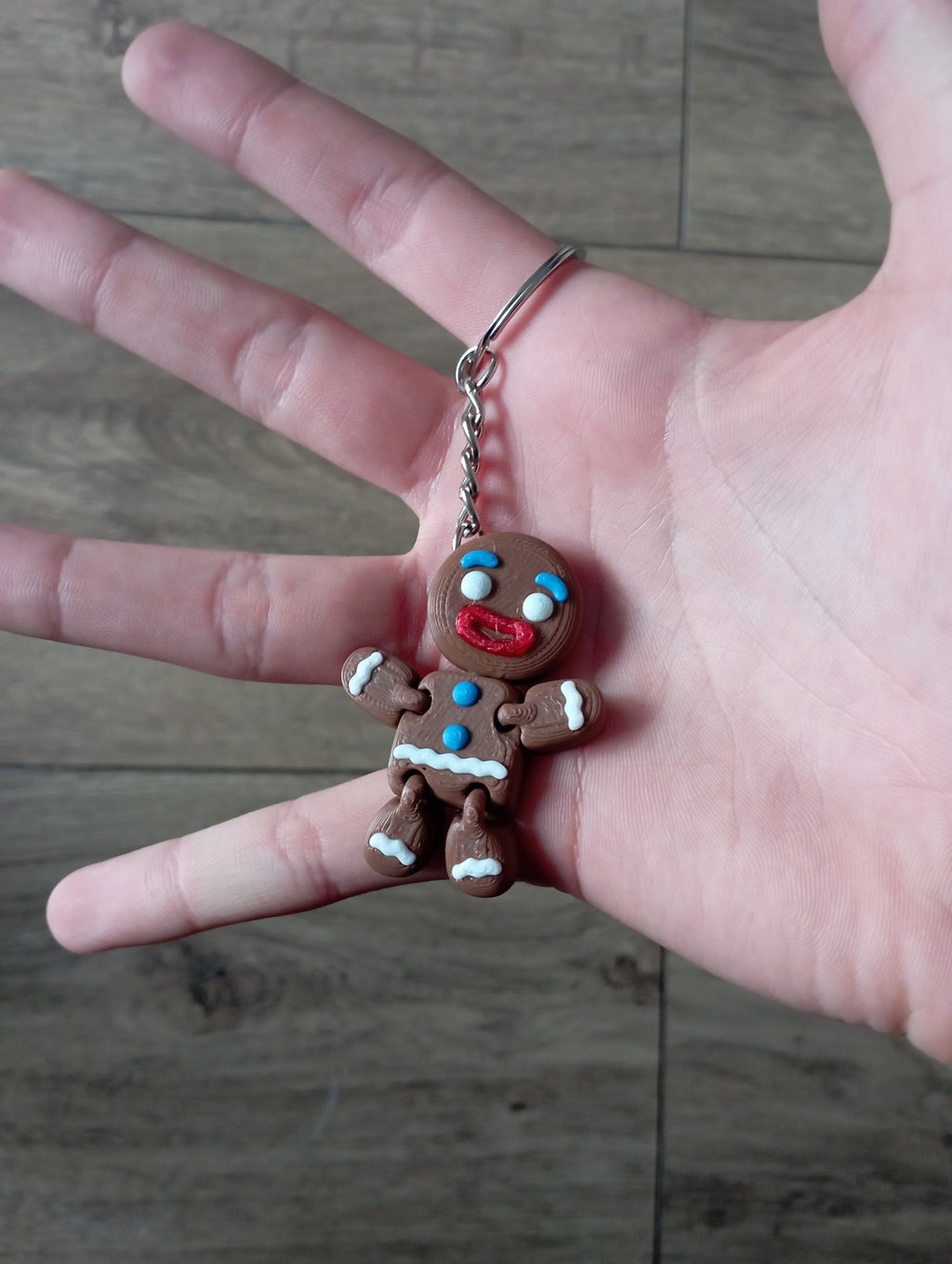 Świąteczny brelok piernik w czterech kolorach
