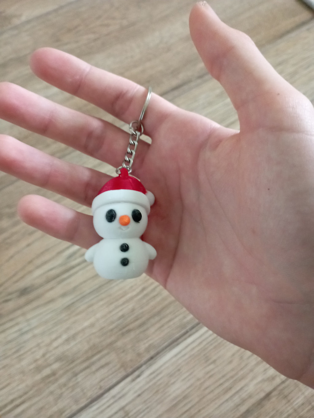 Brelok bałwanek w 4 kolorach