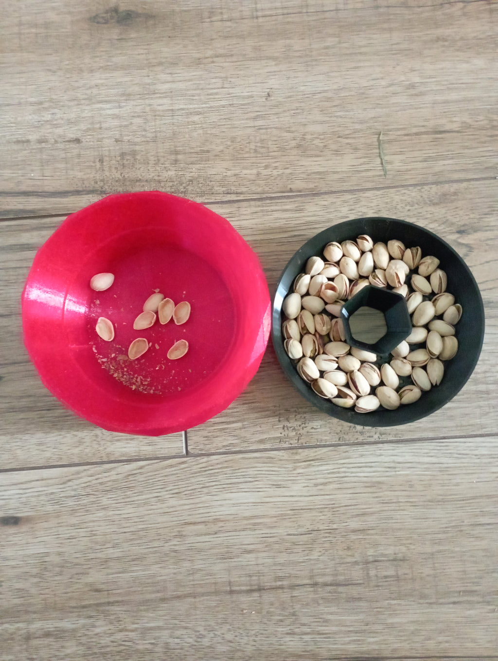 Inteligentna miska do pistacji w dwóch kolorach